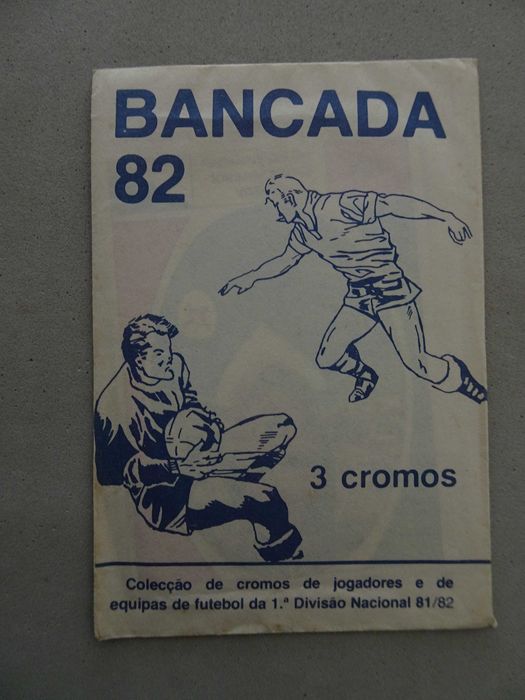 Carteira de cromos fechada futebol Bancada 82