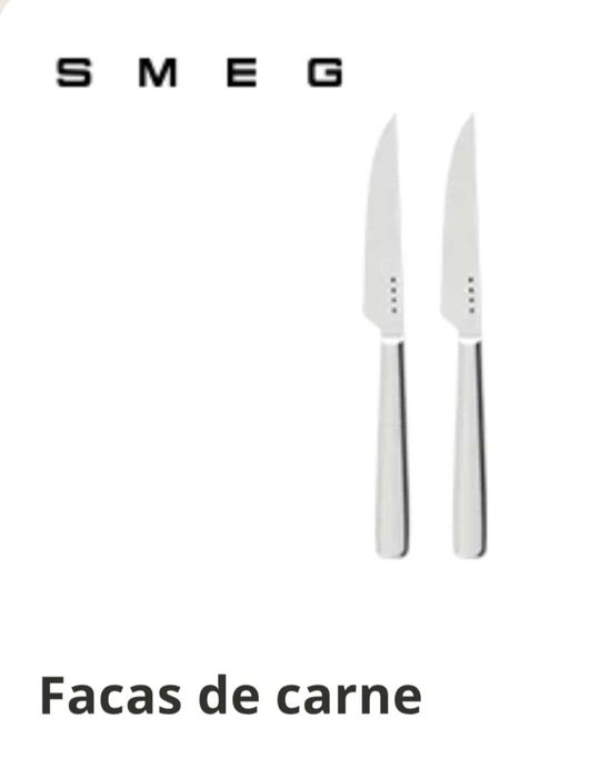 Facas de Carne / Steak Knifes Smeg (Novas seladas)