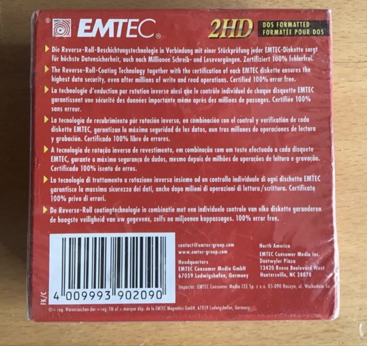 Caixa 10 diskettes/disquetes Novo
