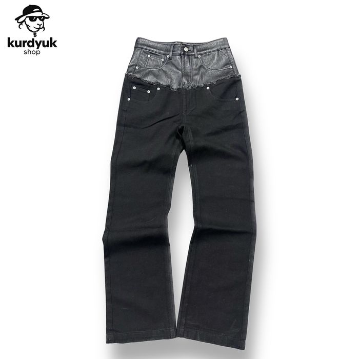 Bootcut джинсы Клеш balenciaga type distressed flared буткат jeans opium archive ,vintage jeans y2k,henley ,street