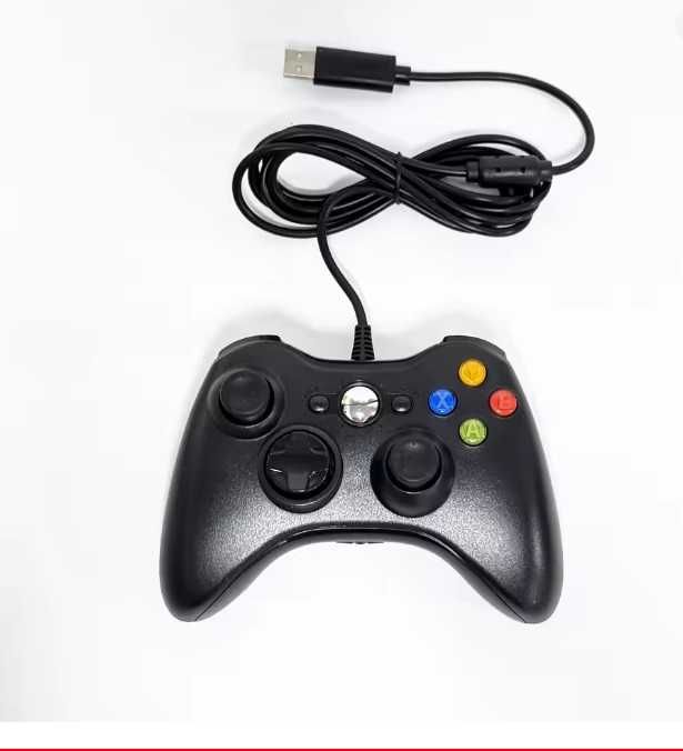 O controlador com fio 360 suporta Xbox 360 e Windows 7/8/10