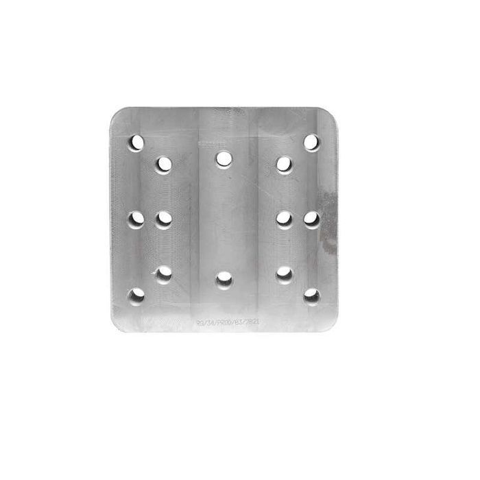 Płyta montażowa dla ucho dyszla do wspawania 110x100mm 145x145mm