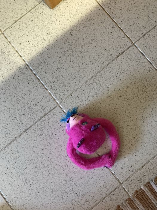 Animal em peluche rosa