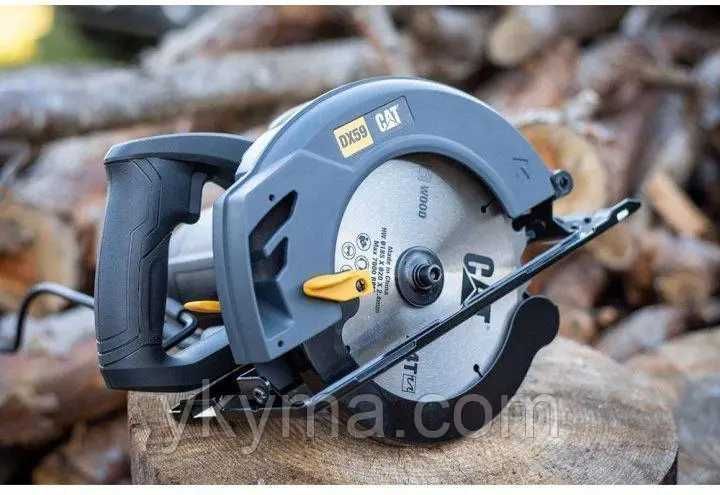 Дискова циркулярна пила CAT DX59 2600Вт 5800об.мин дисковая циркулярка