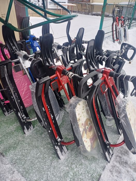 Сани дитячі в кольорах