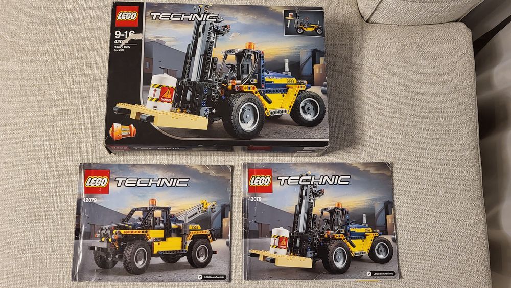 Lego Technic 42079 Wózek widłowy Kompletny