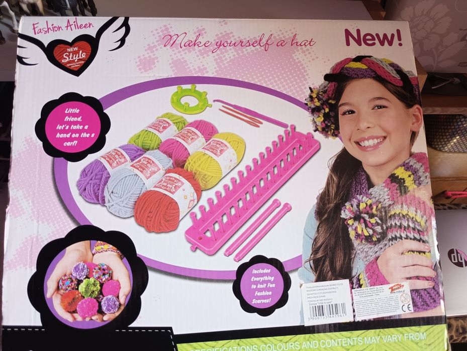 Zestaw kreatywny szydełkowanie wyplatanie