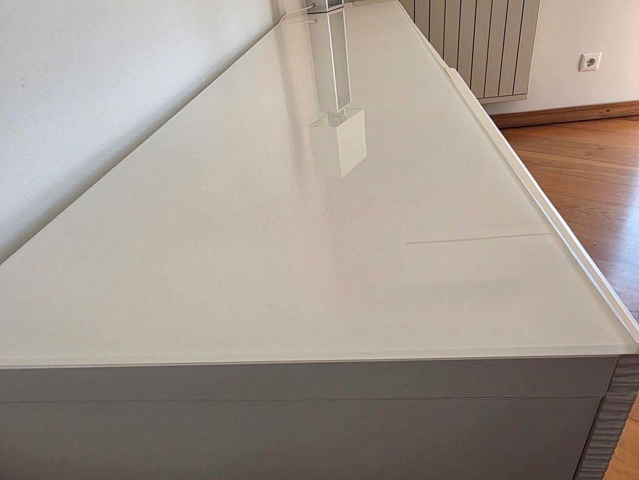 Consola / Armário arrumação BESTA (IKEA) - branco - 180x42x64 cms