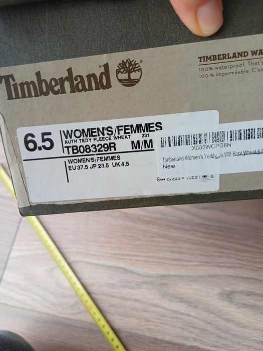 Жіночі черевики Timberland 37.5 розмір