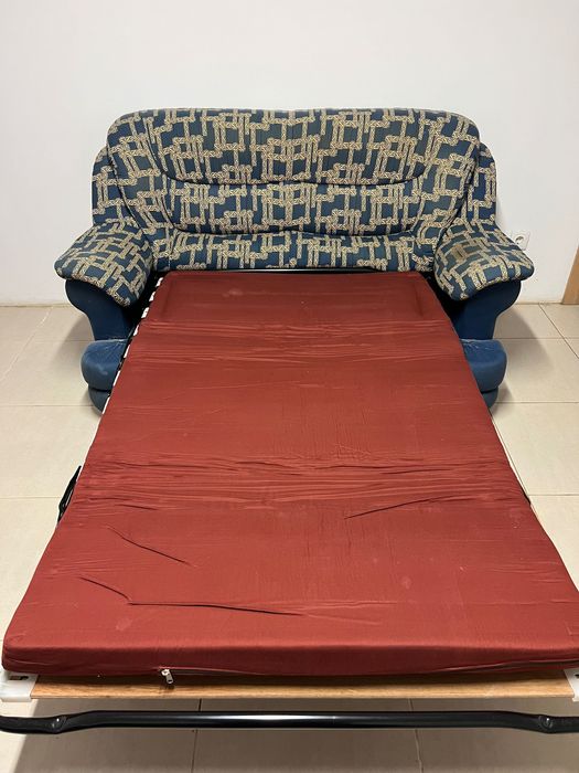 Sofá Cama + 2 Sofás Individuais