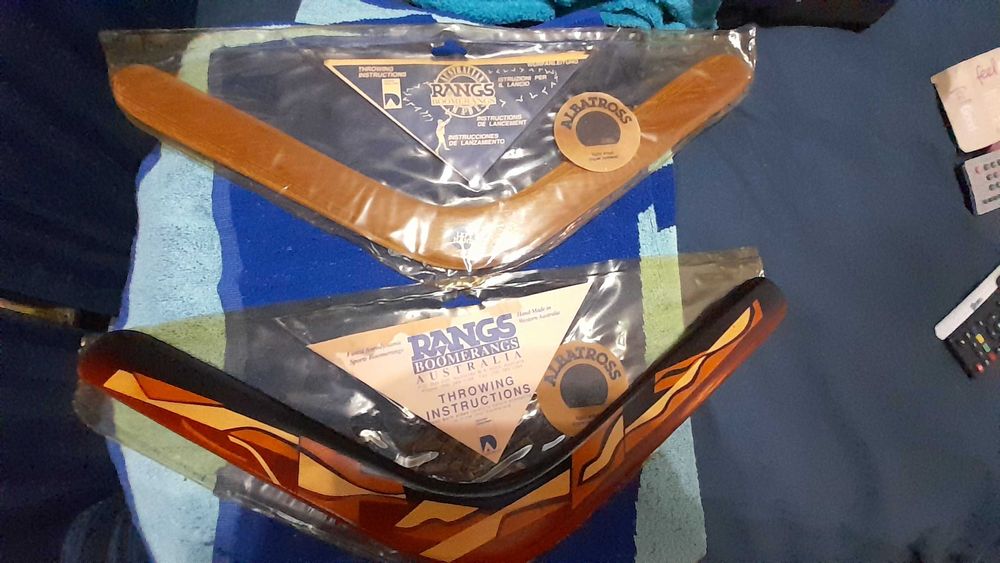 Vendo Boomerangs ALBATROSS da RANGS com 40 anos