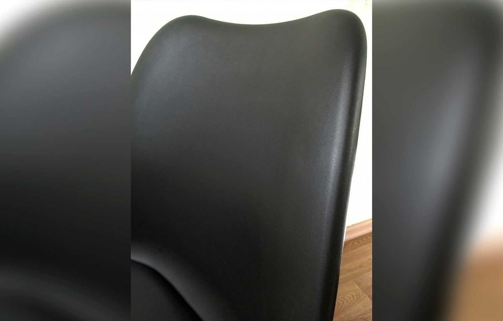 Кресло черное кухонное / Міцне крісло для кухні, стільці обідні