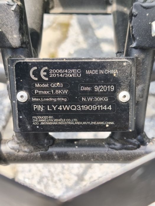 Moto 4 criança até 60kg