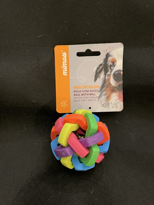 Bola com guizo brinquedo para cão