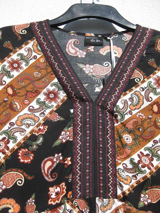 Красивое длинное платье с разрезом в стиле бохо Esmara by Heidi Klum M