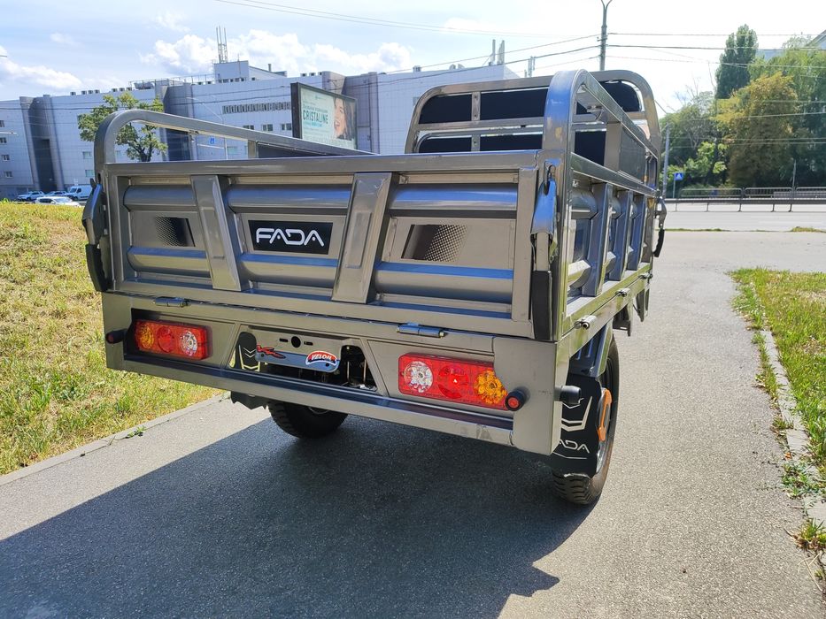 Електротрицикл вантажний  FADA ВІЛ,Фада ВОЛ  1000W    Доставка!Сервіс