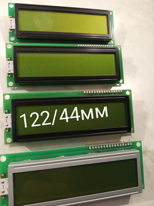 LCDдисплей 1602 розмір 122мм-44мм