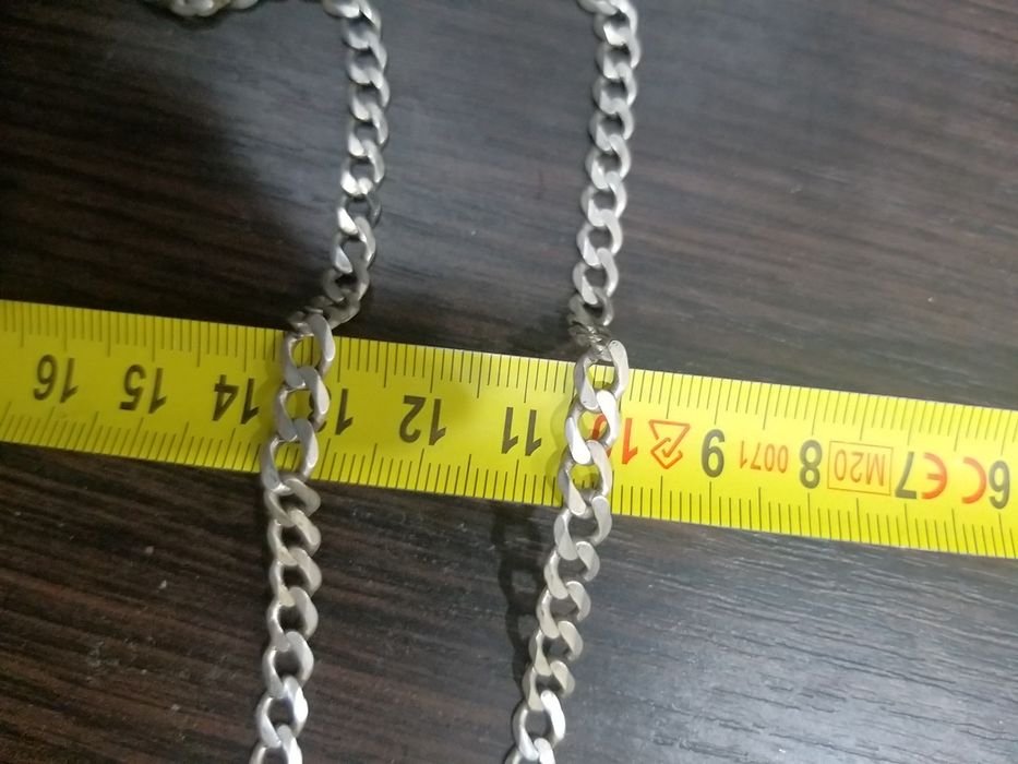 Якорная цепь 22 грамма Цепочка на шею из серебра серебро 925 пробы