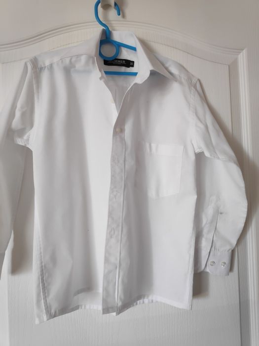 Біла рубашка Светр джемпер на хлопчика 7-8 років