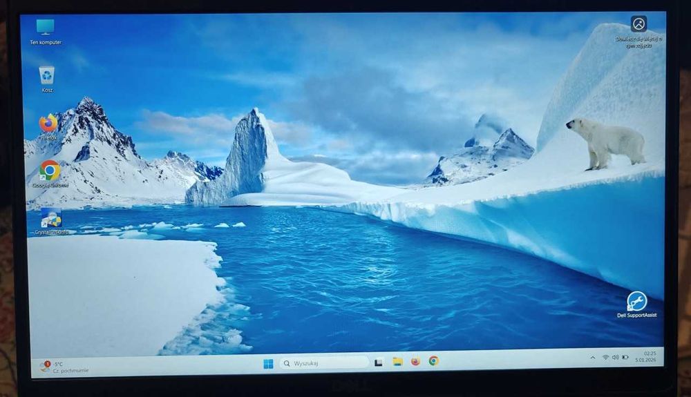 Szybki Dell Latitude 5500 Win 11 16/512 i5-8365u Podświetlana klaw 15,