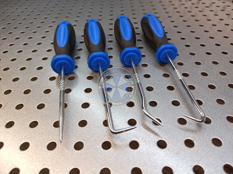 Śrubokręty haczykowe, haczyki do oringów uszczelek 9-elementów