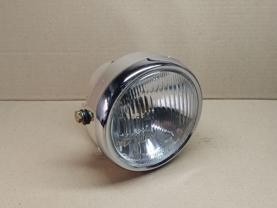 Фара передя мопеда Альфа Дельта кругла, квадратна