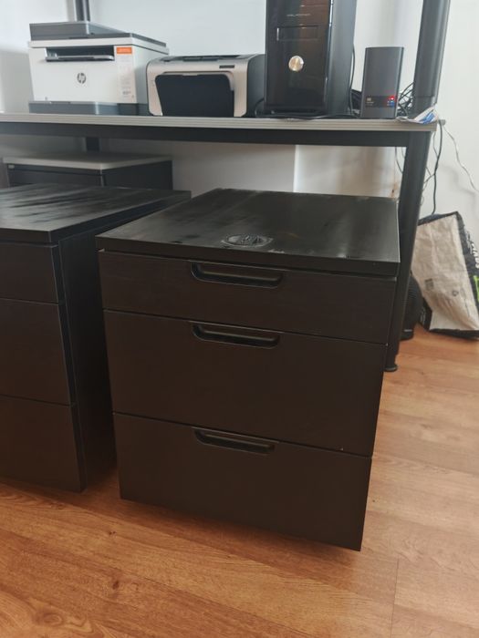 Como NOVO - Gaveteiro Rolante IKEA Galant 45x55x60cm (Com Fechadura de Combinação)