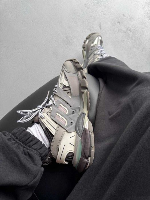 Чоловічі кросівки Balenciaga Track "Grey/Beige" Розміри 40-45