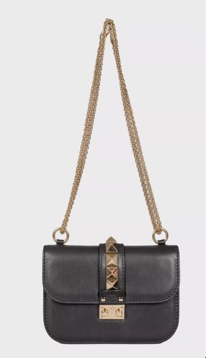 VALENTINO Шкіряна сумка з шипами