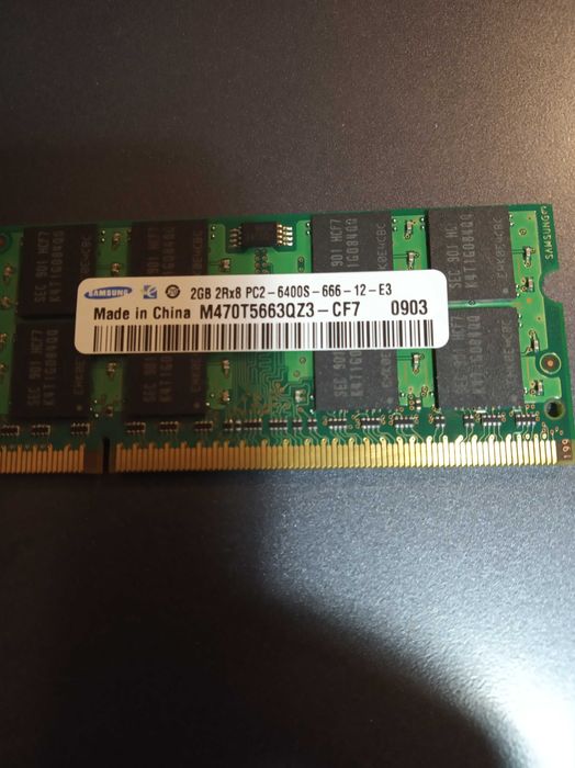 Memórias portátil pc2-6400s64739672015233122