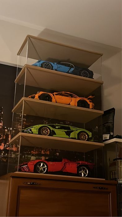 Lego Technic Porsche 42056 komplet z gablotka