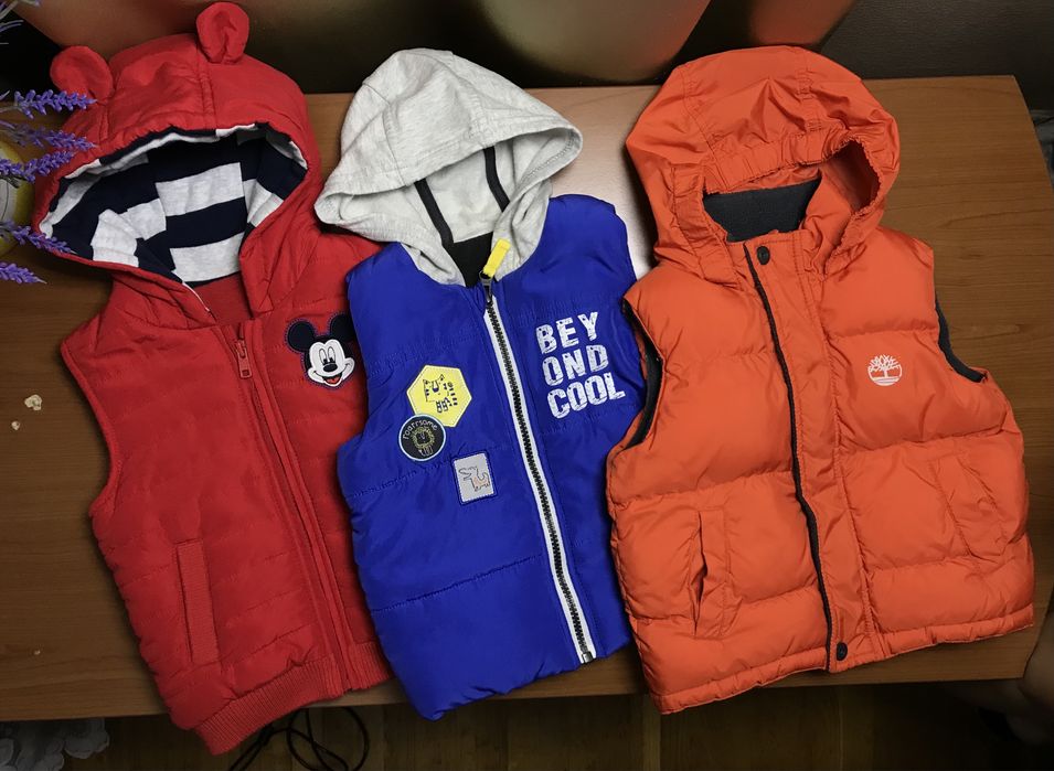 Дитячі жилетки 12-18 міс