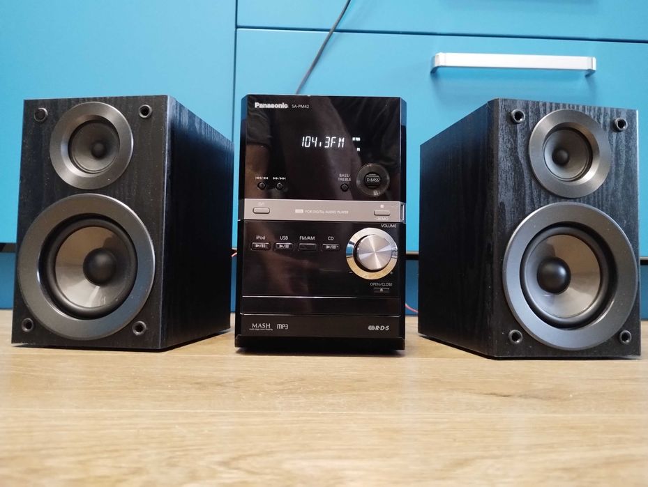 Современный муз центр Panasonic 200 Вт USB - CD - MP3 - iPod - радио