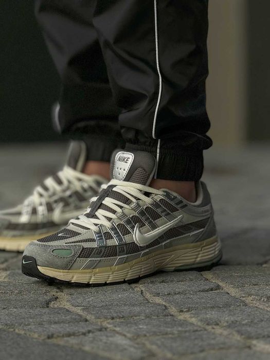 Кроссовки Мужские Nike P6000 Grey Beige Green/Кросівки Чоловічі Найк