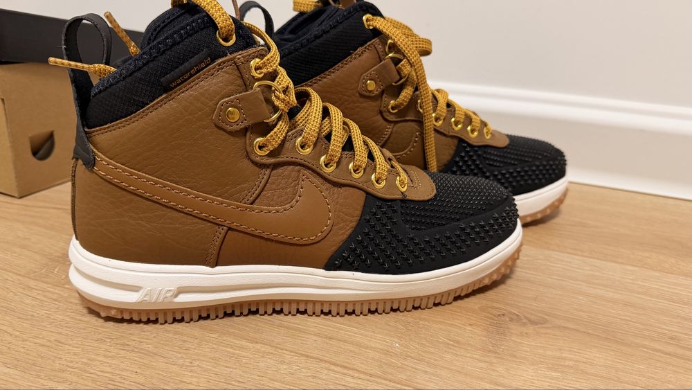 Кросівки чоловічі Nike Lunar Force 1 Duckboot Ale Brown Black Brown