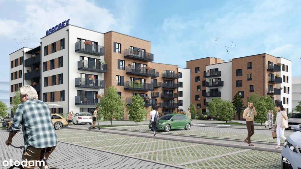 2-pokojowe mieszkanie 50m2 + balkon