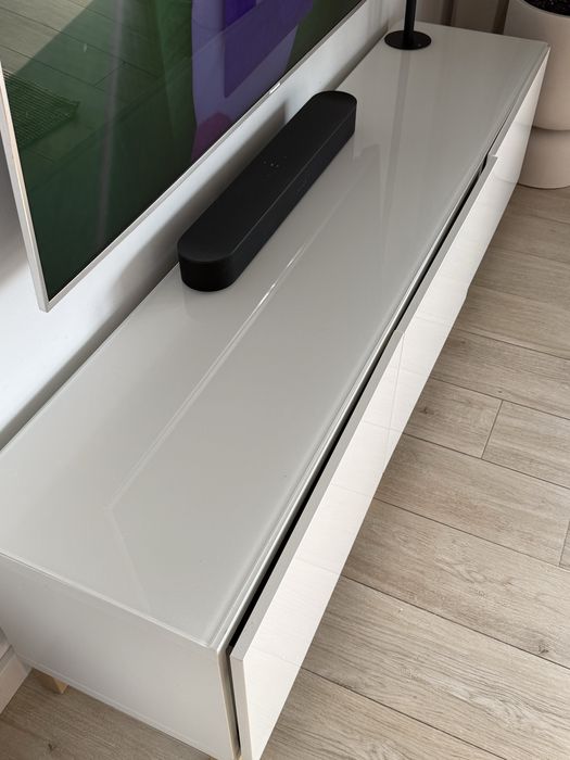 Szafka RTV Ikea Besta + szkło