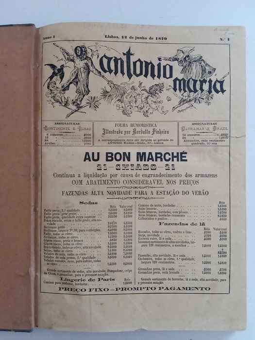 Rafael Bordalo Pinheiro - António Maria, Anos 1, 2, 3, 5 e 6 (1879-1883)