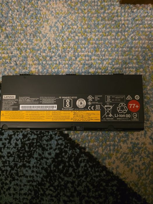 Bateria Lenovo ThinkPad P50 – Original 77+ (90Wh)