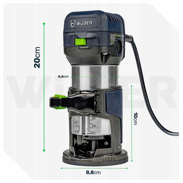 Frezarka Górnowrzecionowa Do Drewna Wycinarka Regulacja Obrotów Zestaw