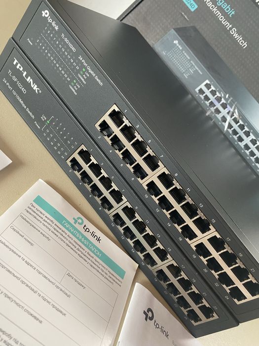 Свитч(комутатор) 16,24 порт , 100 Мтб