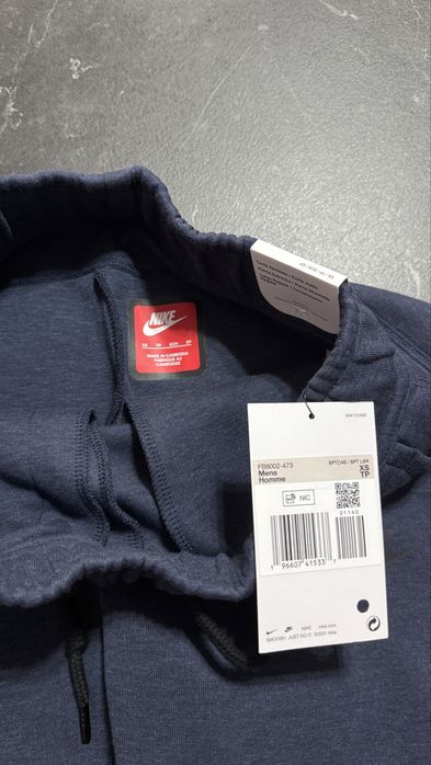 Nike Tech Fleece Obsidian Heather/Black rozm. XS drill tech fleece