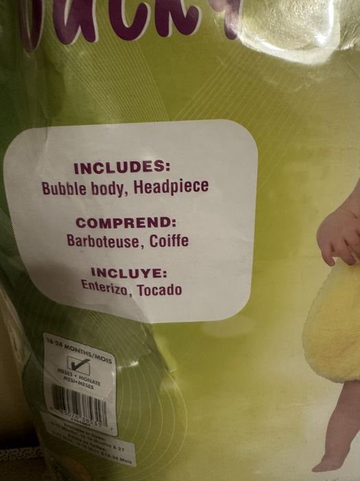 Fato de Pato Bébé