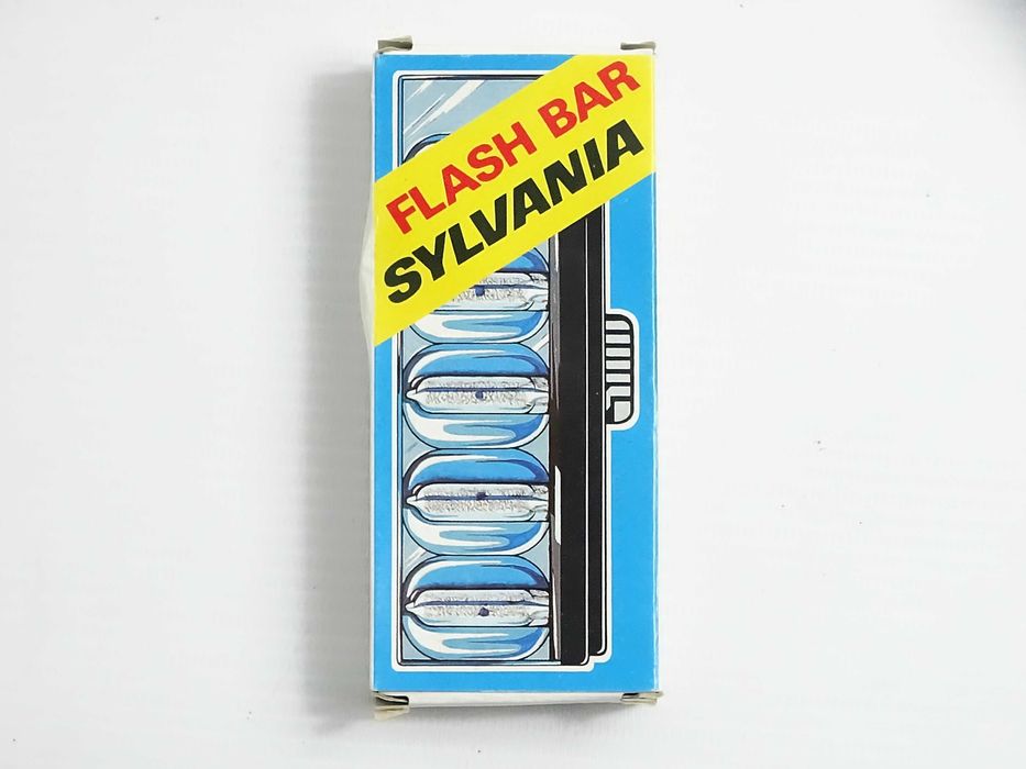 Kultowy Flash Bar SYLVANIA do Polaroida (SX-70 / 1000) – Vintage