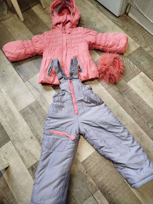 Зимний комбинезон на девочку 1-2года