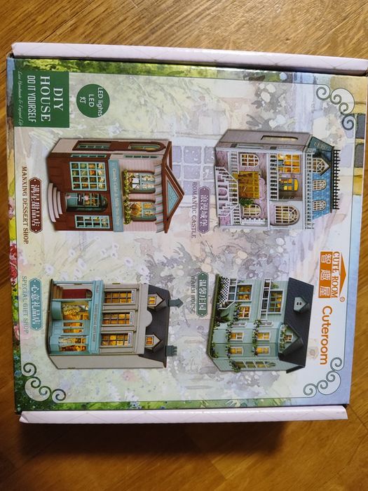 3D‑набір мініатюрного будинку DIY house,румбокс,roombox,ляльковий дім