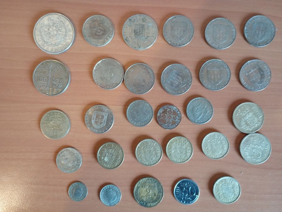 Coleção moedas antigas