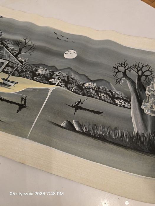 Płótno obraz Afryka nocą 63cmx37cm