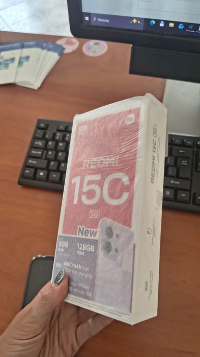 Nowy smartfon Xiaomi redmi 15c 5g 8/128 gb + gratis