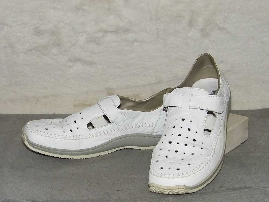 RIEKER Antisress - BUTY SKÓRA LATO - rozm. 39 - JAK NÓWKI !!!